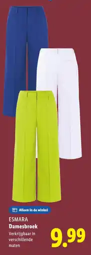 Lidl ESMARA Damesbroek aanbieding