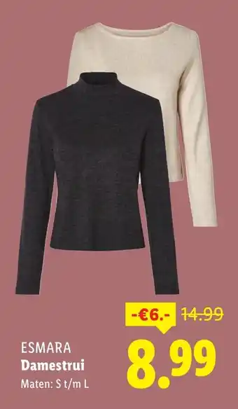 Lidl ESMARA Damestrui aanbieding