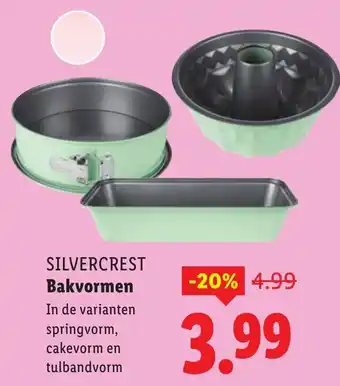 Lidl SILVERCREST Bakvormen aanbieding