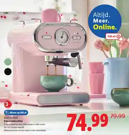 Lidl SILVERCREST Espressomachine aanbieding