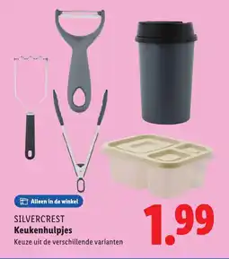 Lidl SILVERCREST Keukenhulpjes aanbieding