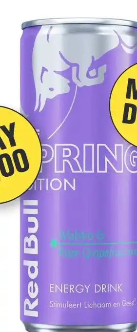 Budget Food Red Bull Spring Edition Pink Grapefruit aanbieding