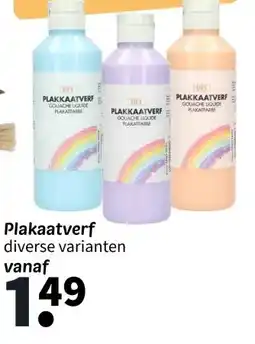 Wibra Plakaatverf aanbieding