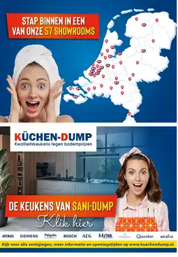 Sani-Dump STAP BINNEN IN EEN VAN ONZE 57 SHOWROOMS aanbieding