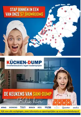 Sani-Dump STAP BINNEN IN EEN VAN ONZE 57 SHOWROOMS aanbieding
