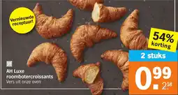 Albert Heijn AH Luxe roombotercroissants aanbieding