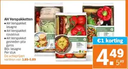 Albert Heijn AH Verspakketten aanbieding