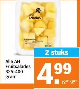 Albert Heijn Alle AH Fruitsalades aanbieding