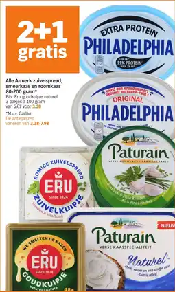 Albert Heijn Alle A-merk zuivelspread, smeerkaas en roomkaas aanbieding
