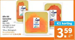 Albert Heijn Alle AH Gerookte zalm aanbieding
