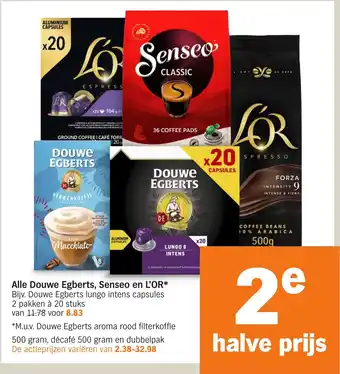 Albert Heijn Alle Douwe Egberts, Senseo en L'OR aanbieding