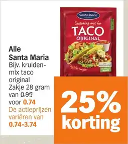 Albert Heijn Alle Santa Maria aanbieding