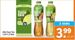 Albert Heijn Alle Fuze Tea aanbieding