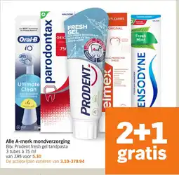 Albert Heijn Alle A-merk mondverzorging aanbieding