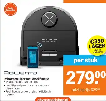 Albert Heijn Rошептә Robotstofzuiger met dweilfunctie aanbieding