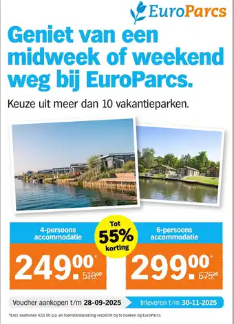 Albert Heijn 4-persoons accommodatie aanbieding