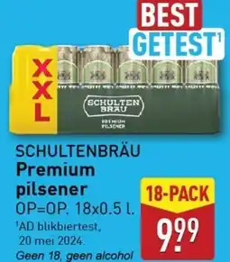 ALDI Schultenbräu Premium pilsener aanbieding