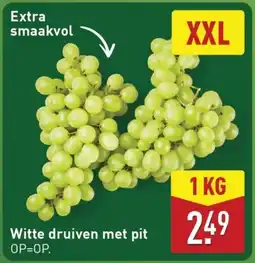 ALDI Witte druiven met pit aanbieding
