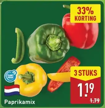 ALDI Paprikamix aanbieding