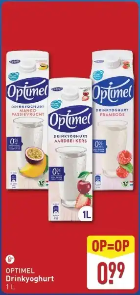 ALDI Optimel Drinkyoghurt aanbieding
