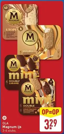 ALDI Ola Magnum ijs aanbieding