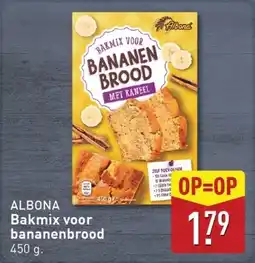 ALDI Albona Bakmix voor bananenbrood aanbieding