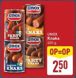 ALDI Unox knaks aanbieding