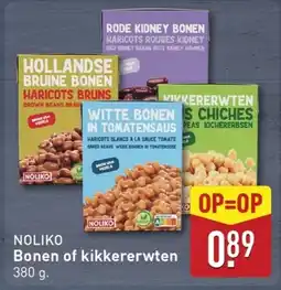 ALDI Noliko Bonen of kikkererwten aanbieding