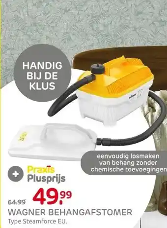 Praxis WAGNER BEHANGAFSTOMER aanbieding