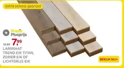 Praxis LAMINAAT TREND EIK TITAN, ZOMER EIK OF LICHTGRIJS EIK aanbieding