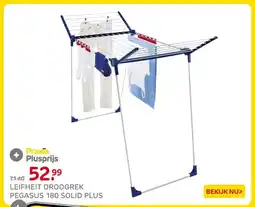 Praxis LEIFHEIT DROOGREK PEGASUS 180 SOLID PLUS aanbieding