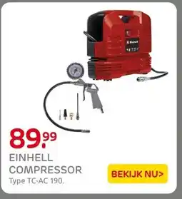 Praxis EINHELL COMPRESSOR aanbieding