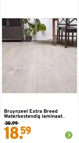GAMMA Bruynzeel Extra Breed Waterbestendig laminaat Geestig Grijs aanbieding