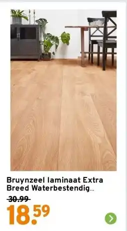 GAMMA Bruynzeel laminaat Extra Breed Waterbestendig nieuwsgierig naturel aanbieding