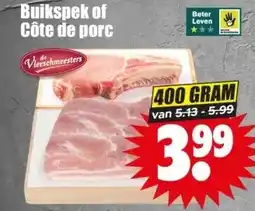 Dirk Buikspek of Côte de porc aanbieding