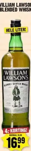 Dirk WILLIAM LAWSON'S BLENDED WHISKY aanbieding
