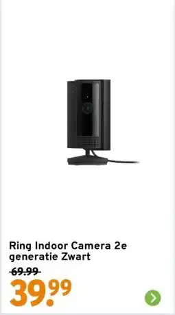 GAMMA Ring Indoor Camera 2e generatie Zwart aanbieding