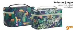 Trekpleister Toilettas jungle aanbieding