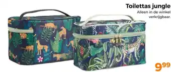 Trekpleister Toilettas jungle aanbieding