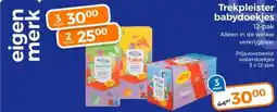 Trekpleister Trekpleister babydoekjes aanbieding