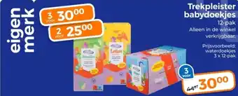 Trekpleister Trekpleister babydoekjes aanbieding