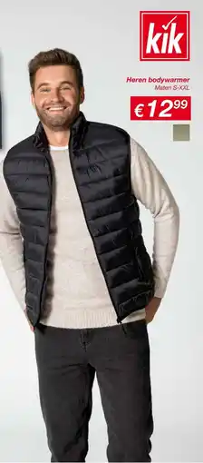 Kik Heren bodywarmer aanbieding