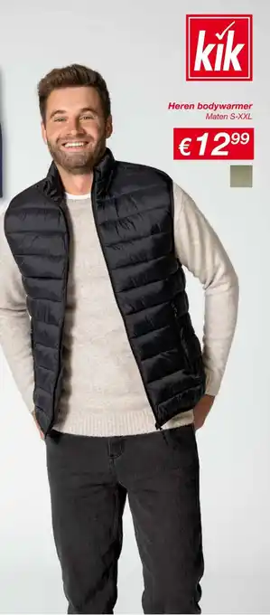 Kik Heren bodywarmer aanbieding