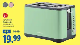 Lidl SILVERCREST Broodrooster aanbieding