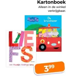 Trekpleister Kartonboek aanbieding