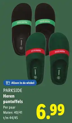 Lidl PARKSIDE Heren pantoffels aanbieding