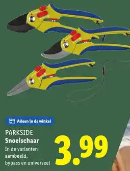 Lidl PARKSIDE Snoeischaar aanbieding