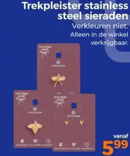 Trekpleister Trekpleister stainless steel sieraden aanbieding