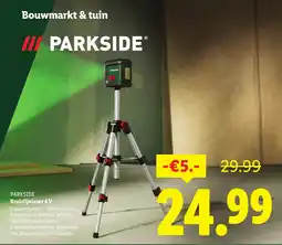 Lidl PARKSIDE Kruislijnlaser 4 V aanbieding