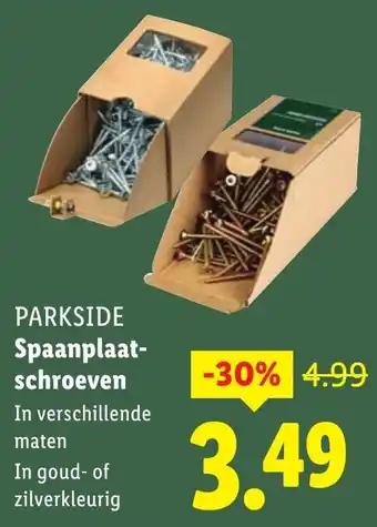 Lidl PARKSIDE Spaanplaatschroeven aanbieding